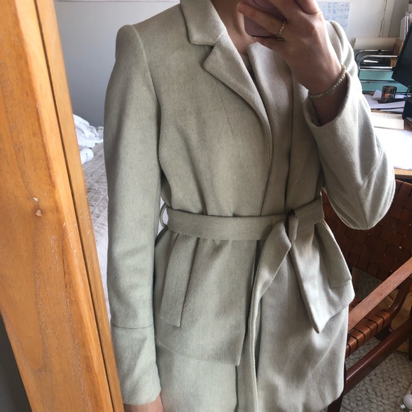 J Crew by Nello Gori belted peacoat - Picture 3 of 8